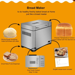 BALASHOV Máquina Automática de Pão e Macarrão - Café da Manhã Multifuncional